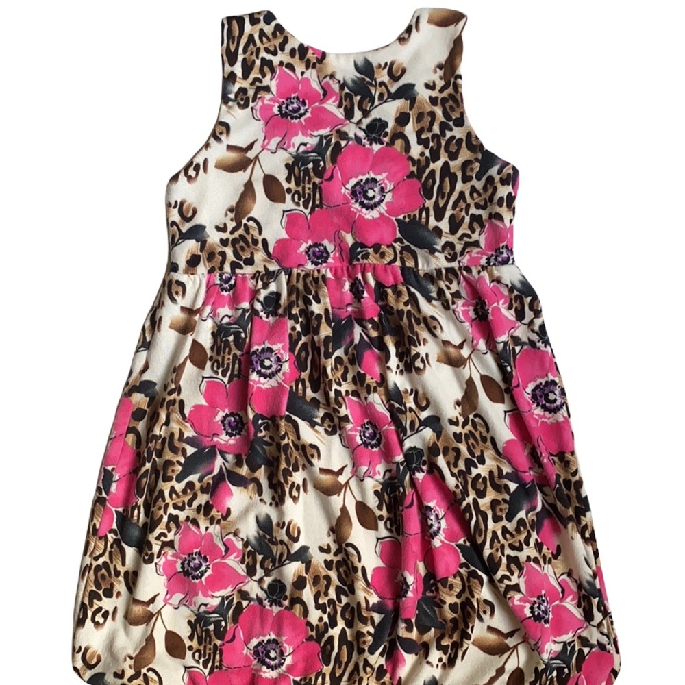 Sleeveless Girl’s Bubble Skirt Dress